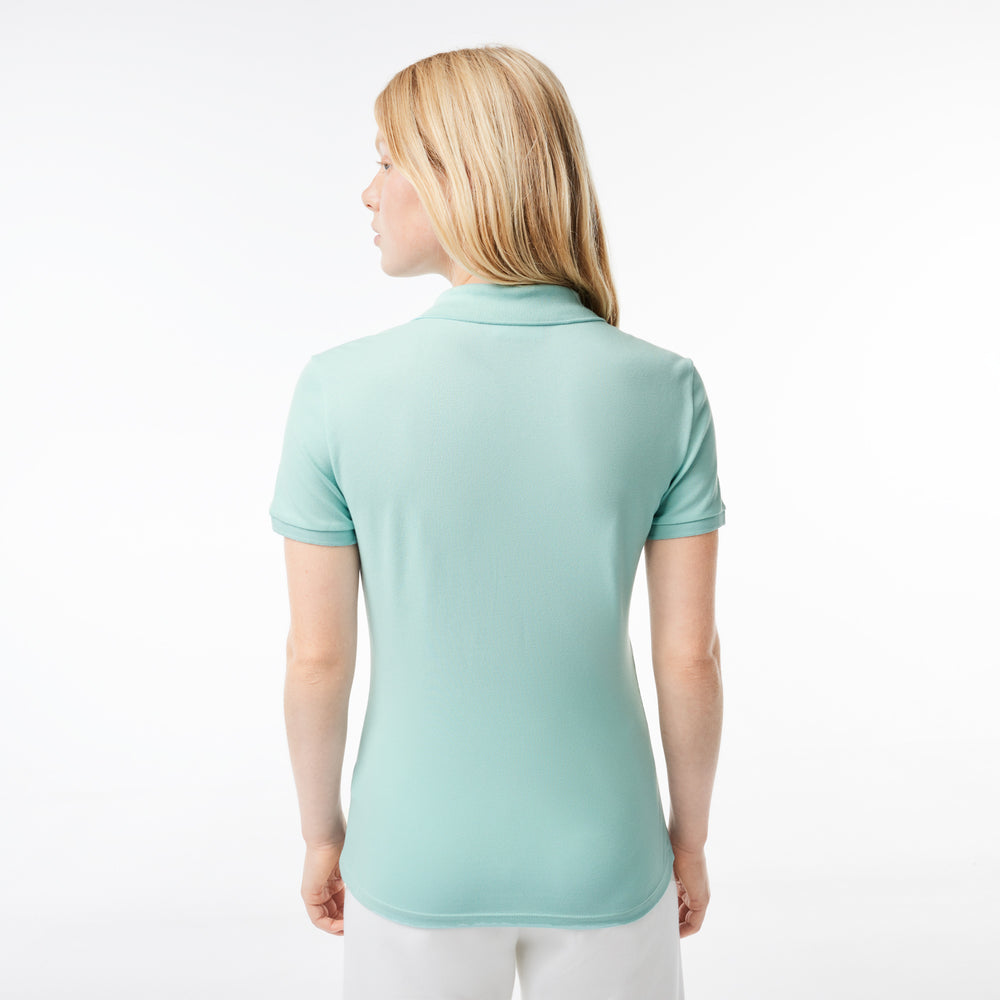 L.12.D Slim Fit Stretch Mini Piqué Polo Shirt