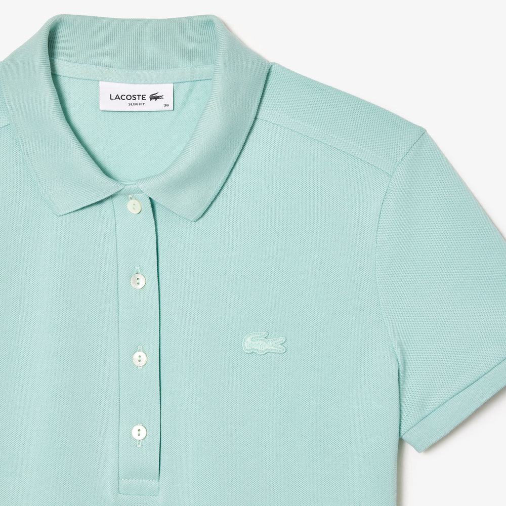 L.12.D Slim Fit Stretch Mini Piqué Polo Shirt