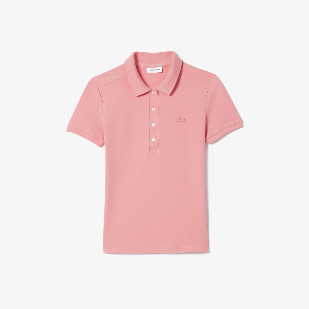 L.12.D Slim Fit Stretch Mini Piqué Polo Shirt