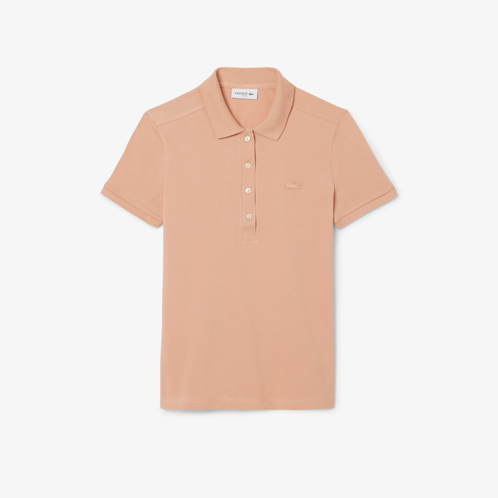 L.12.D Slim Fit Stretch Mini Piqué Polo Shirt