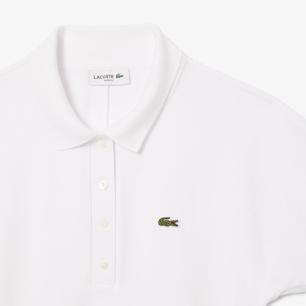 Slim Fit Adjustable Piqué Polo Shirt
