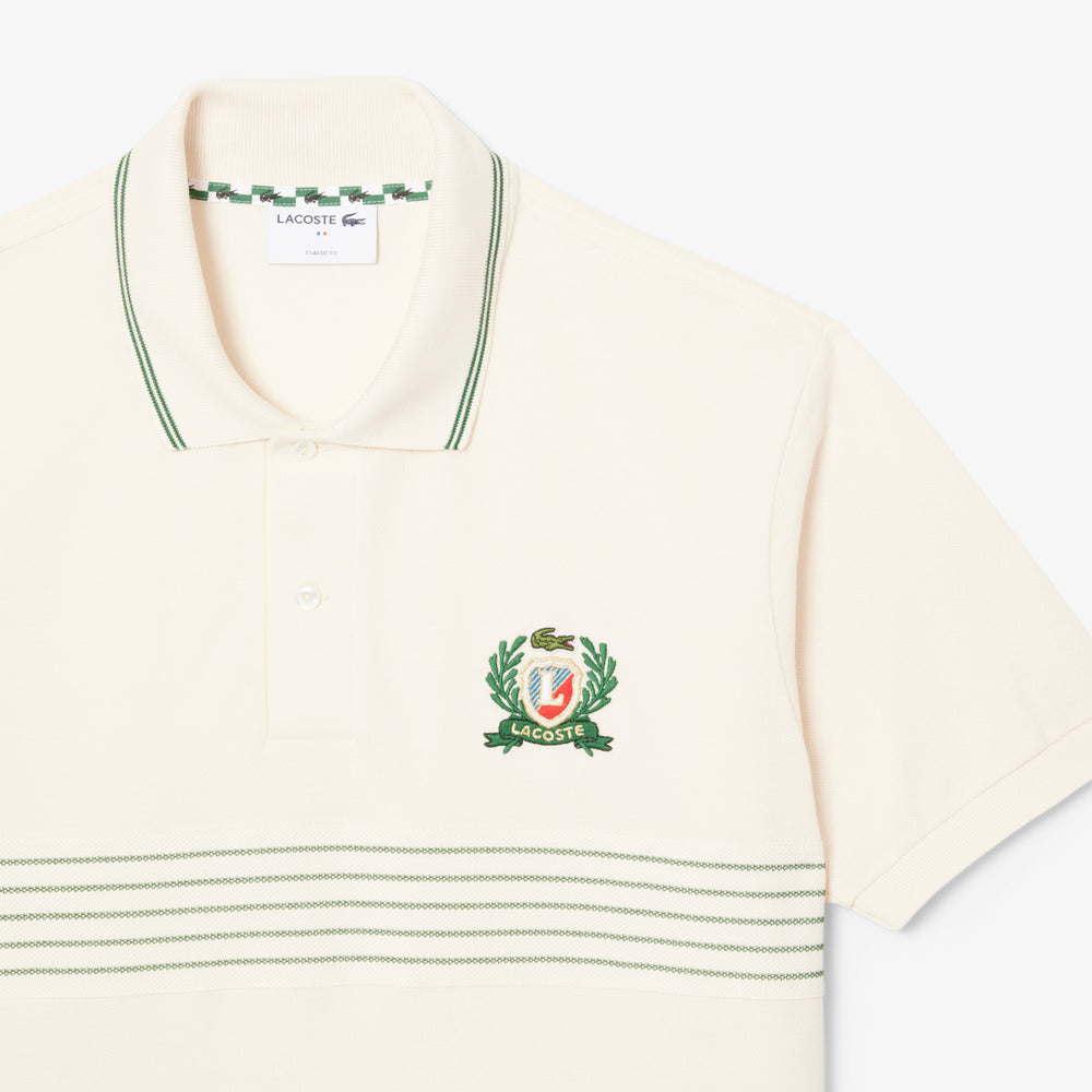 Classic Fit L.12.12 Embroidered Shield Polo Shirt
