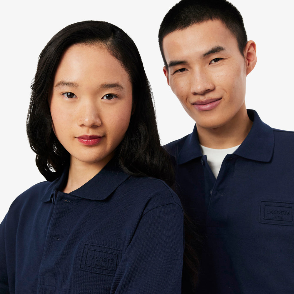 Classic Fit Embossed Branding Polo Shirt