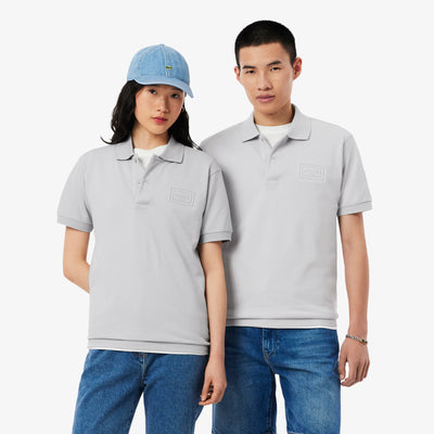 Classic Fit Embossed Branding Polo Shirt