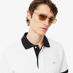 Classic Fit Contrast Rib Polo Shirt
