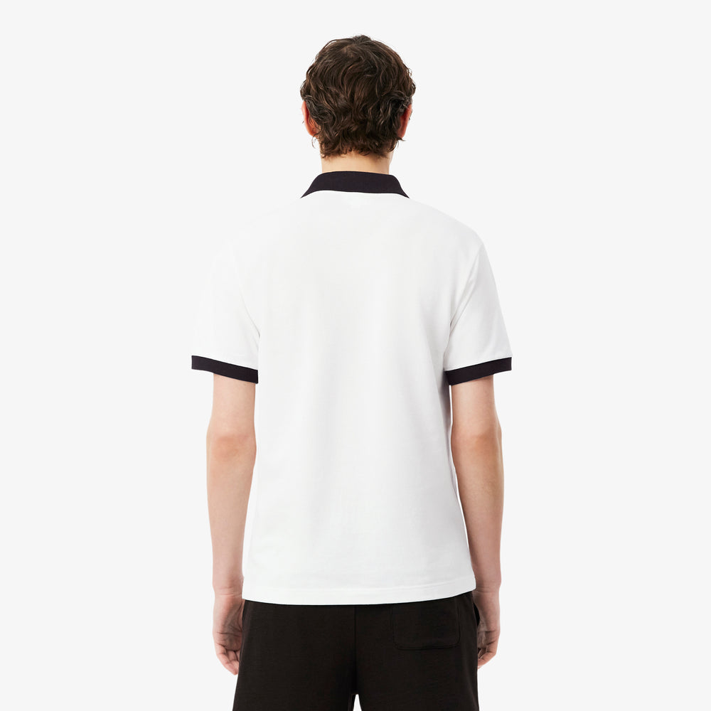 Classic Fit Contrast Rib Polo Shirt