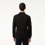 Smart Paris long sleeve stretch cotton Polo Shirt