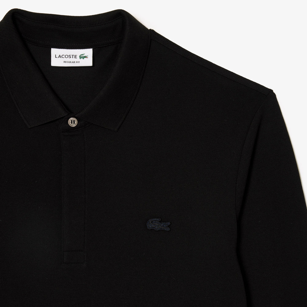 Smart Paris long sleeve stretch cotton Polo Shirt