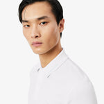 Slim Fit Jacquard Branded Piqué Commuter Polo Shirt