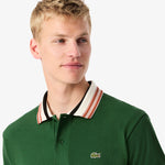 French Made Classic Fit Stripe Collar Polo Shirt