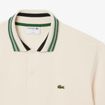 French Made Classic Fit Stripe Collar Polo Shirt