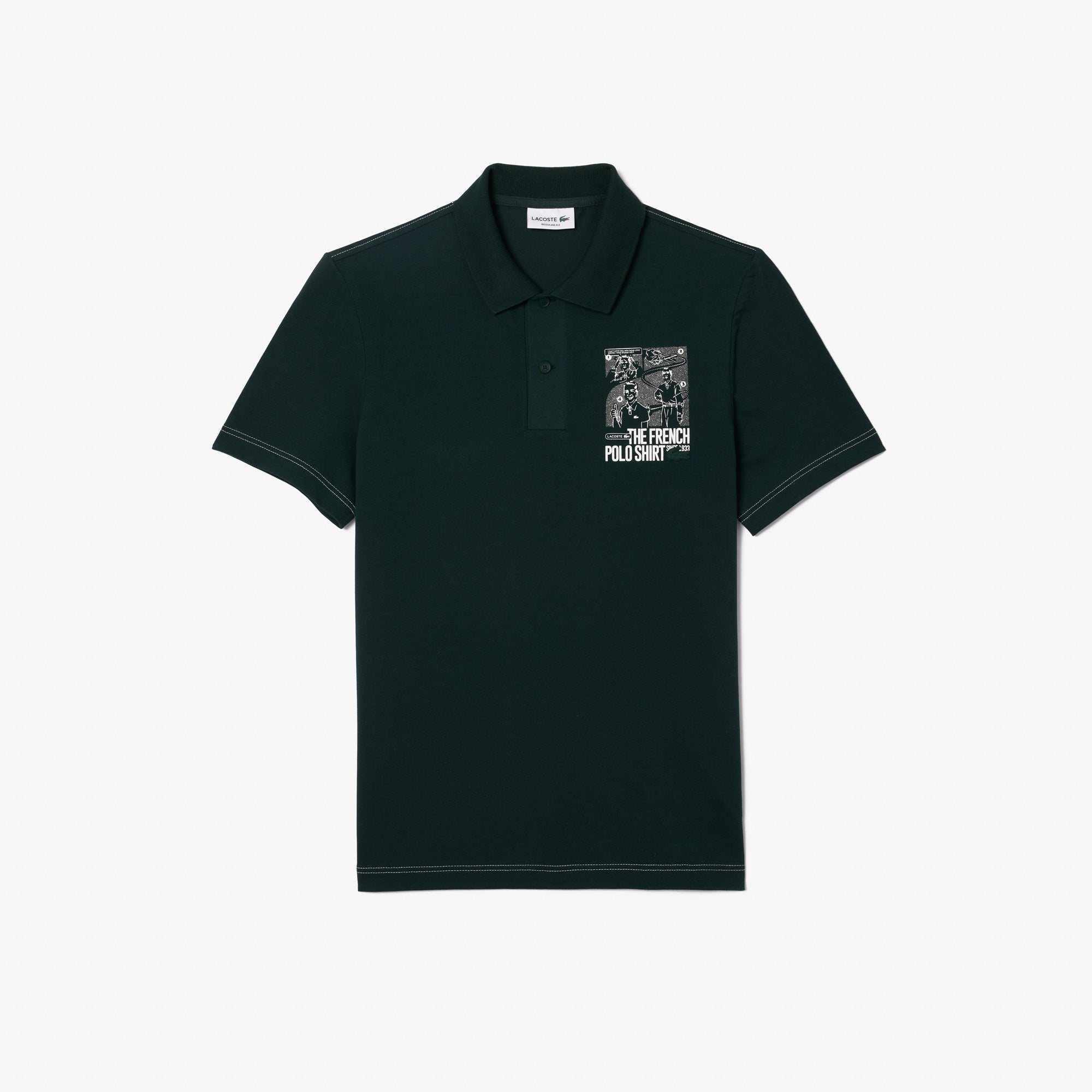 Back and Front Print Lacoste Movement Polo Shirt – Lacoste ZA