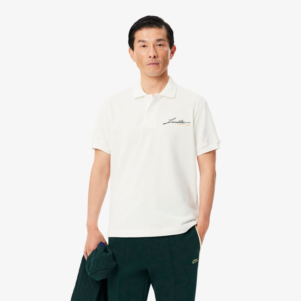 Classic Fit French Made Piqué Polo Shirt