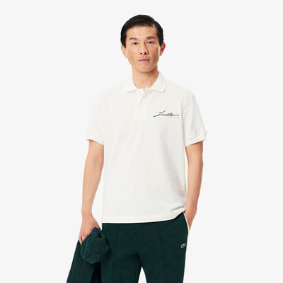 Classic Fit French Made Piqué Polo Shirt