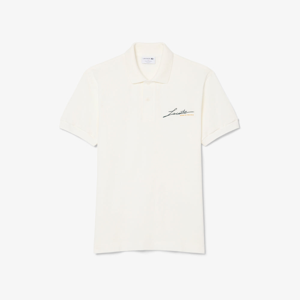 Classic Fit French Made Piqué Polo Shirt