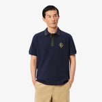 Classic Fit French Made Badge Accent Polo Shirt