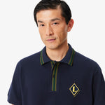 Classic Fit French Made Badge Accent Polo Shirt
