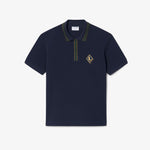 Classic Fit French Made Badge Accent Polo Shirt
