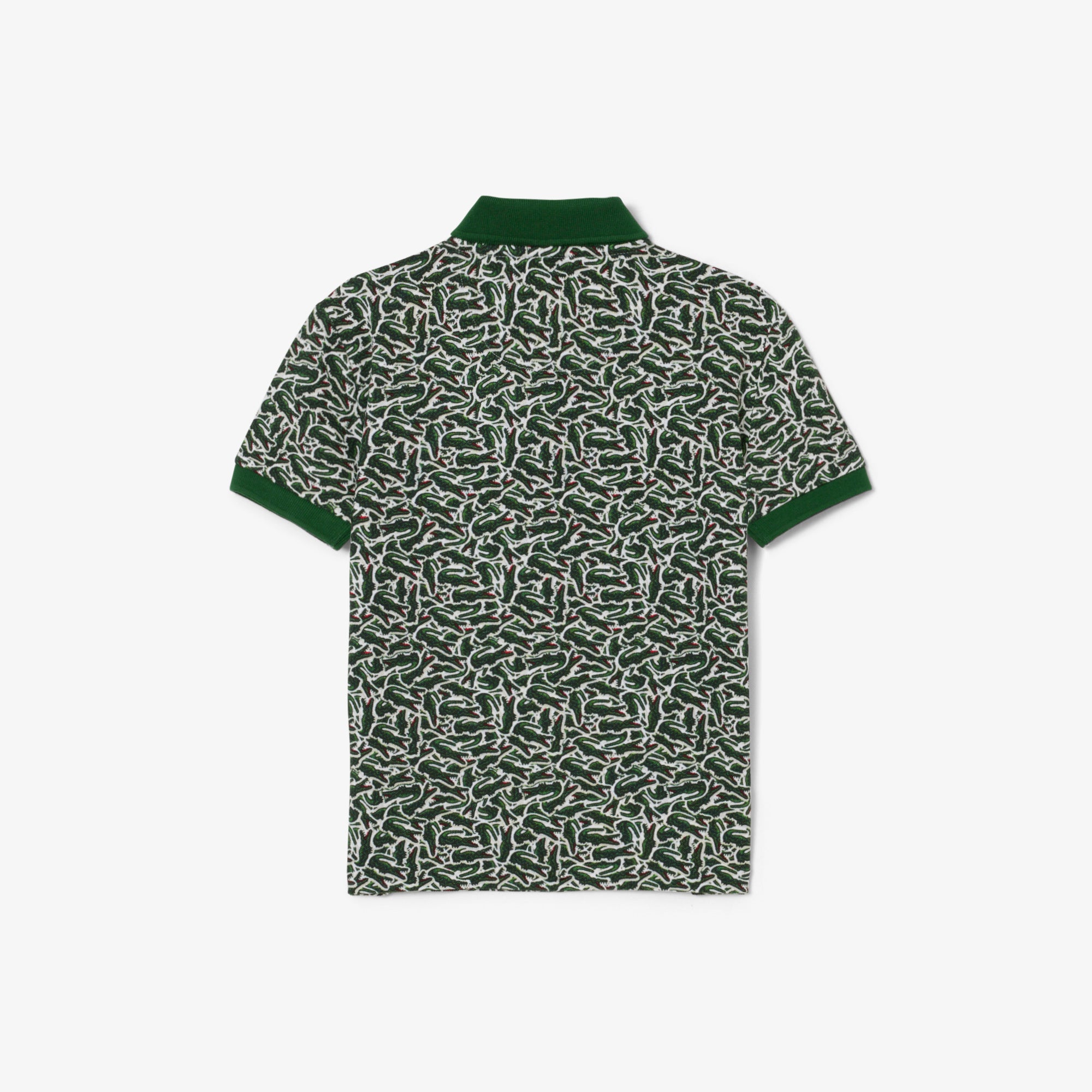 Crocodile Print Piqué Polo Shirt – Lacoste ZA