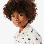 Printed Petit Piqué Polo Shirt