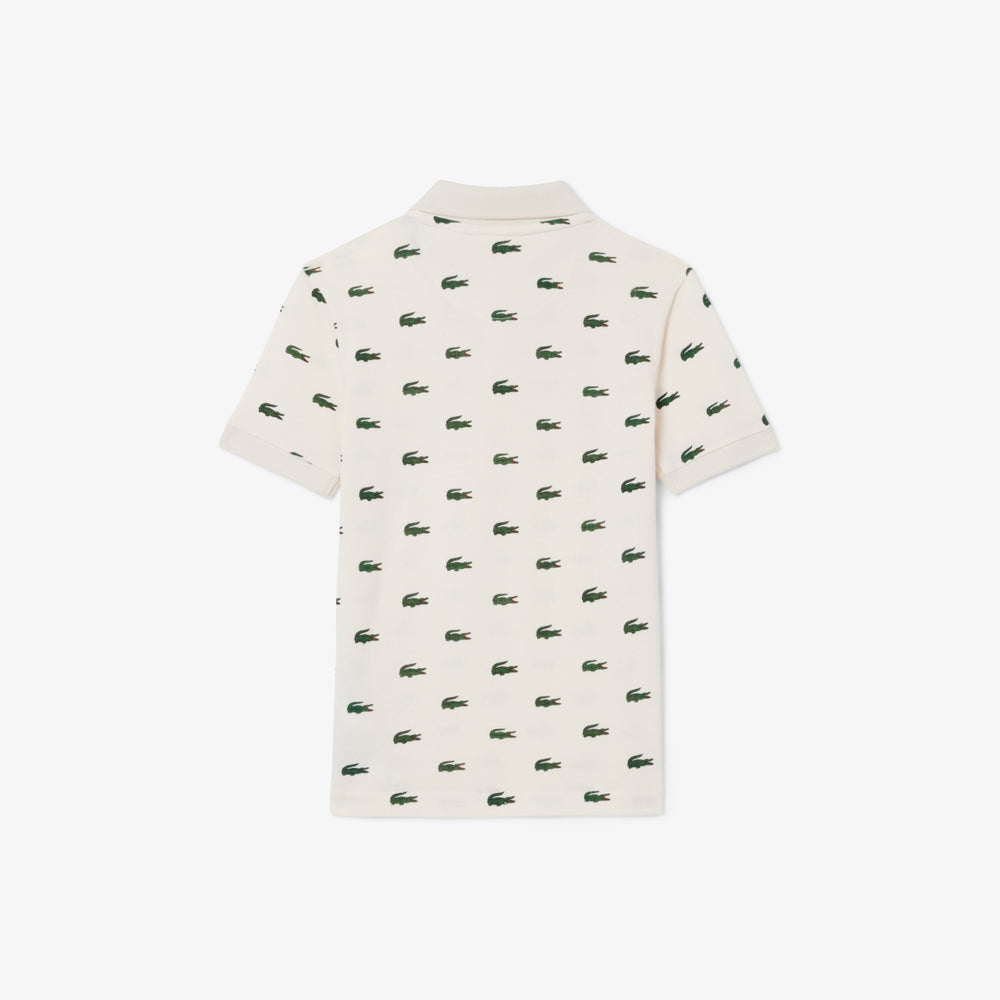 Printed Petit Piqué Polo Shirt