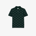 Printed Petit Piqué Polo Shirt