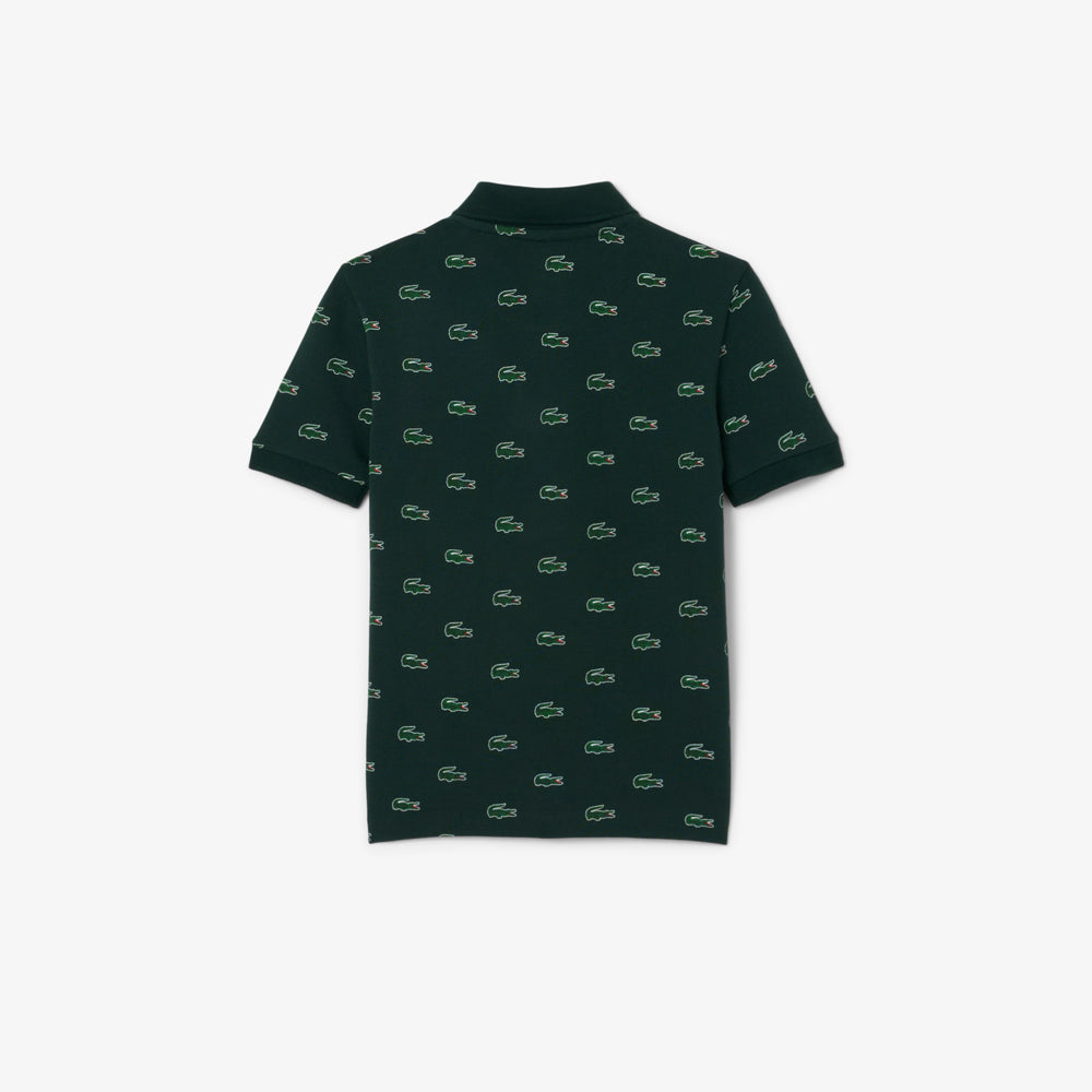 Printed Petit Piqué Polo Shirt