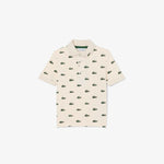 Printed Petit Piqué Polo Shirt