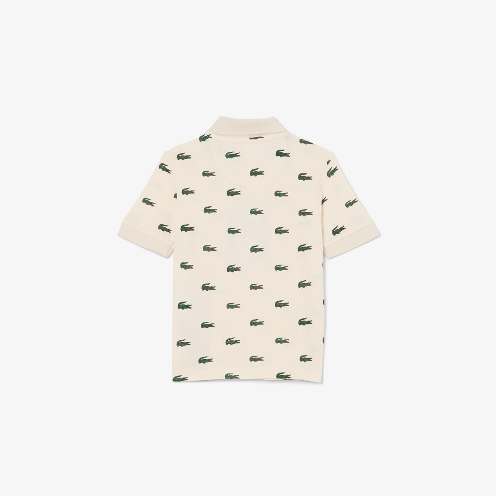 Printed Petit Piqué Polo Shirt