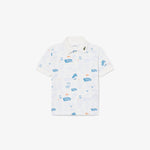 Mini Piqué Printed Polo Shirt