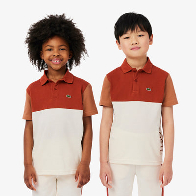 Colour-Block Petit Piqué Polo Shirt