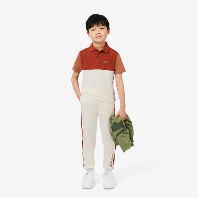Colour-Block Petit Piqué Polo Shirt