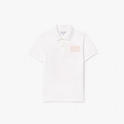 Print Petit Piqué Polo Shirt