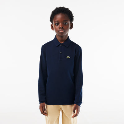 Kids' Lacoste Regular Fit Petit Piqué Polo Shirt