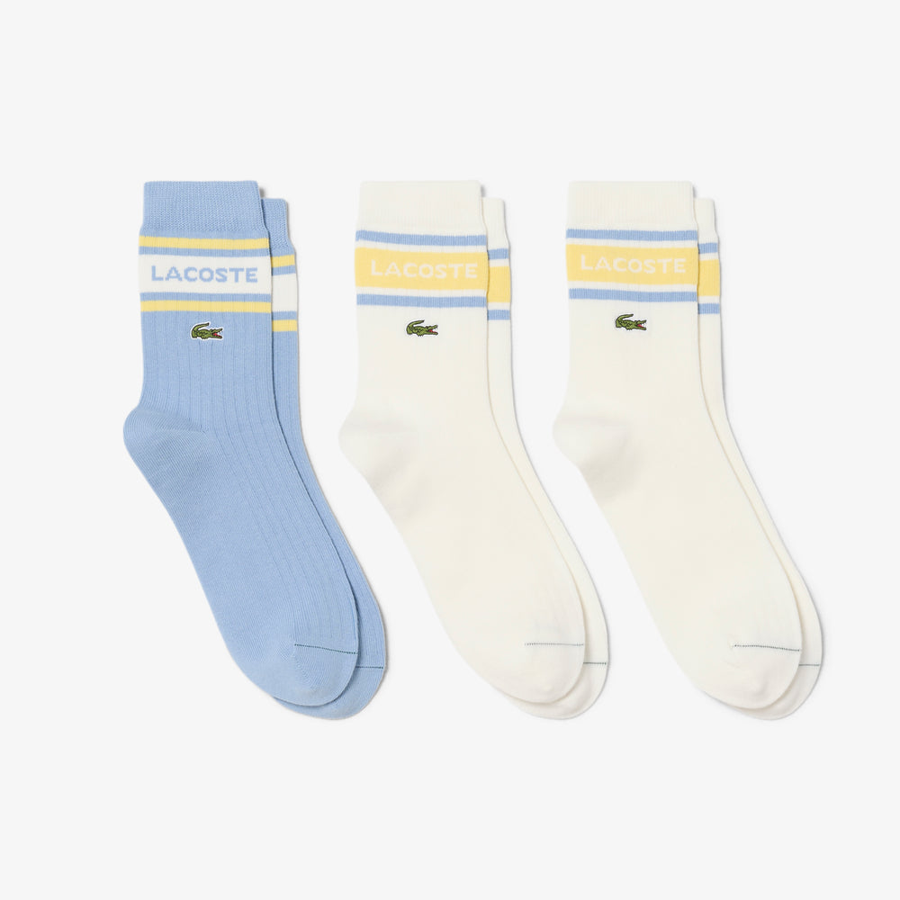 3-Pack Printed Cotton Socks