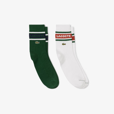 2-Pack Ribbed Cotton Socks