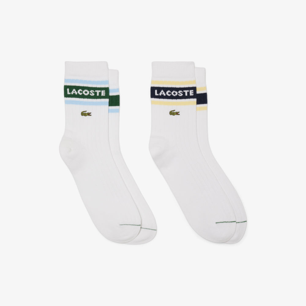 2-Pack Ribbed Cotton Socks