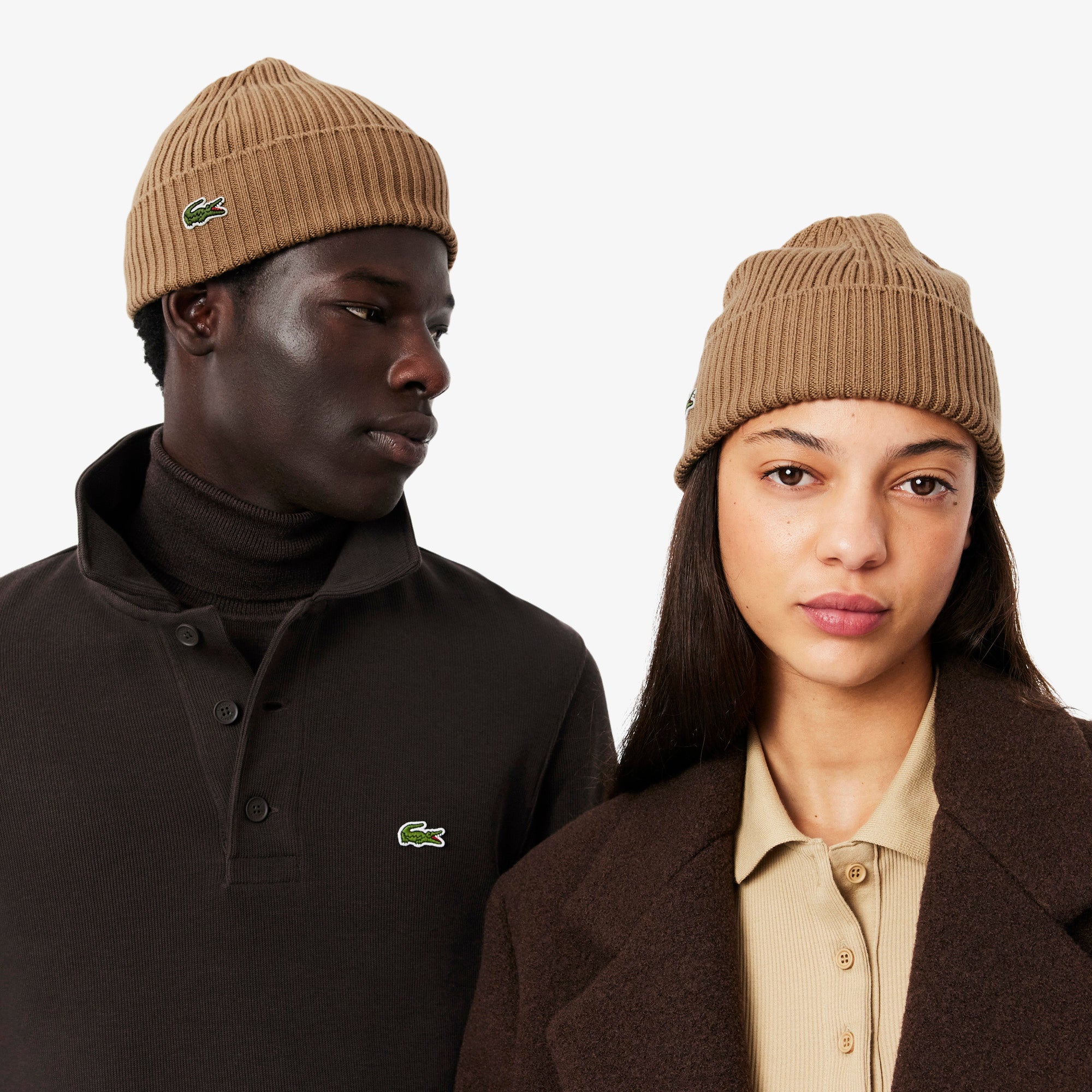 Rib Knit Brushed Wool Beanie – Lacoste ZA