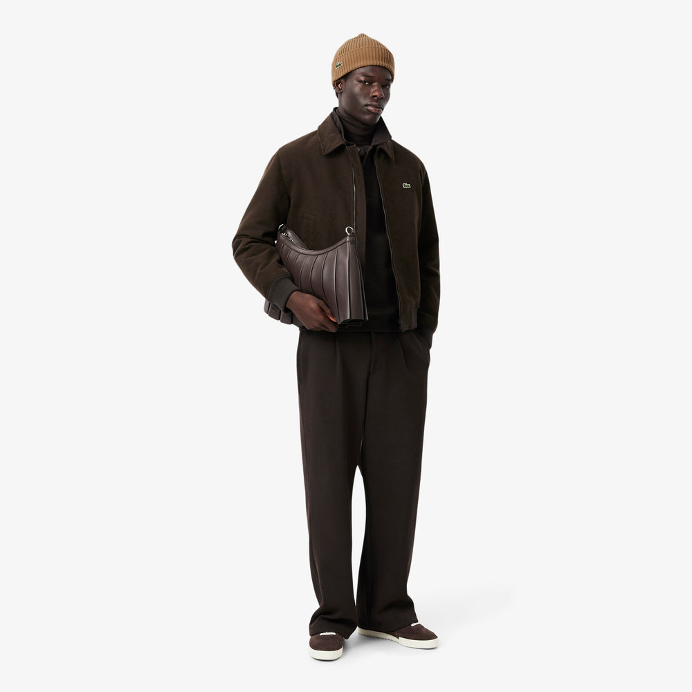 Rib Knit Brushed Wool Beanie