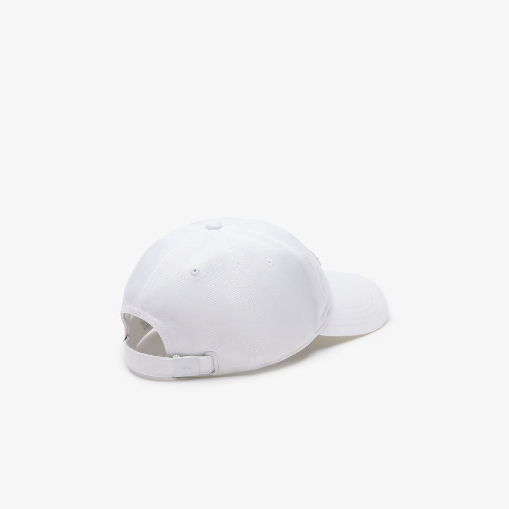 Crocodile Badge Cotton Twill Cap