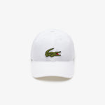 Crocodile Badge Cotton Twill Cap