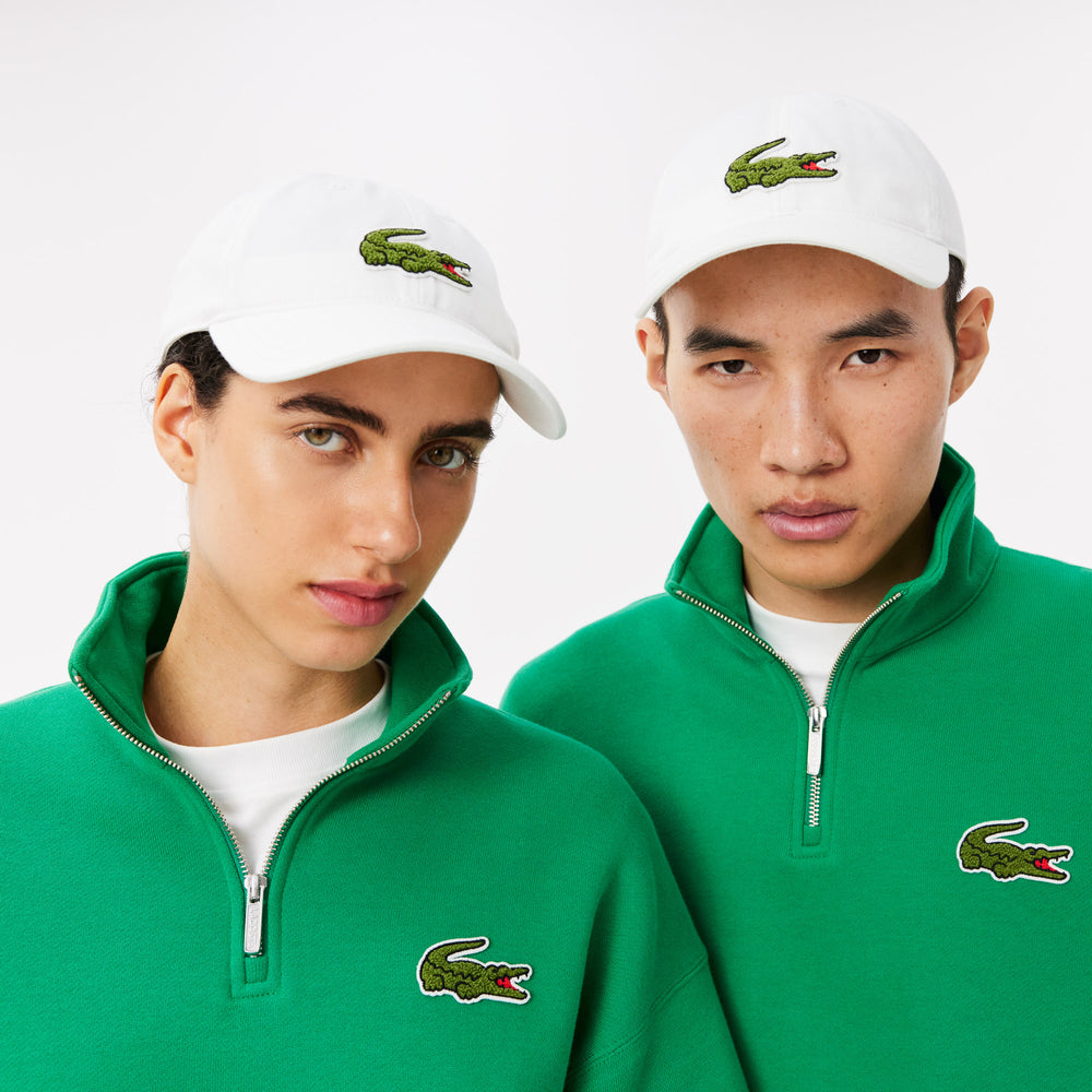 Crocodile Badge Cotton Twill Cap
