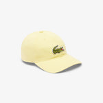 Crocodile Badge Cotton Twill Cap
