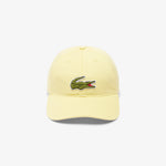Crocodile Badge Cotton Twill Cap
