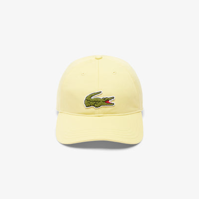 Crocodile Badge Cotton Twill Cap