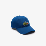 Crocodile Badge Cotton Twill Cap