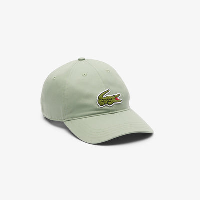 Crocodile Badge Cotton Twill Cap