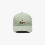 Crocodile Badge Cotton Twill Cap