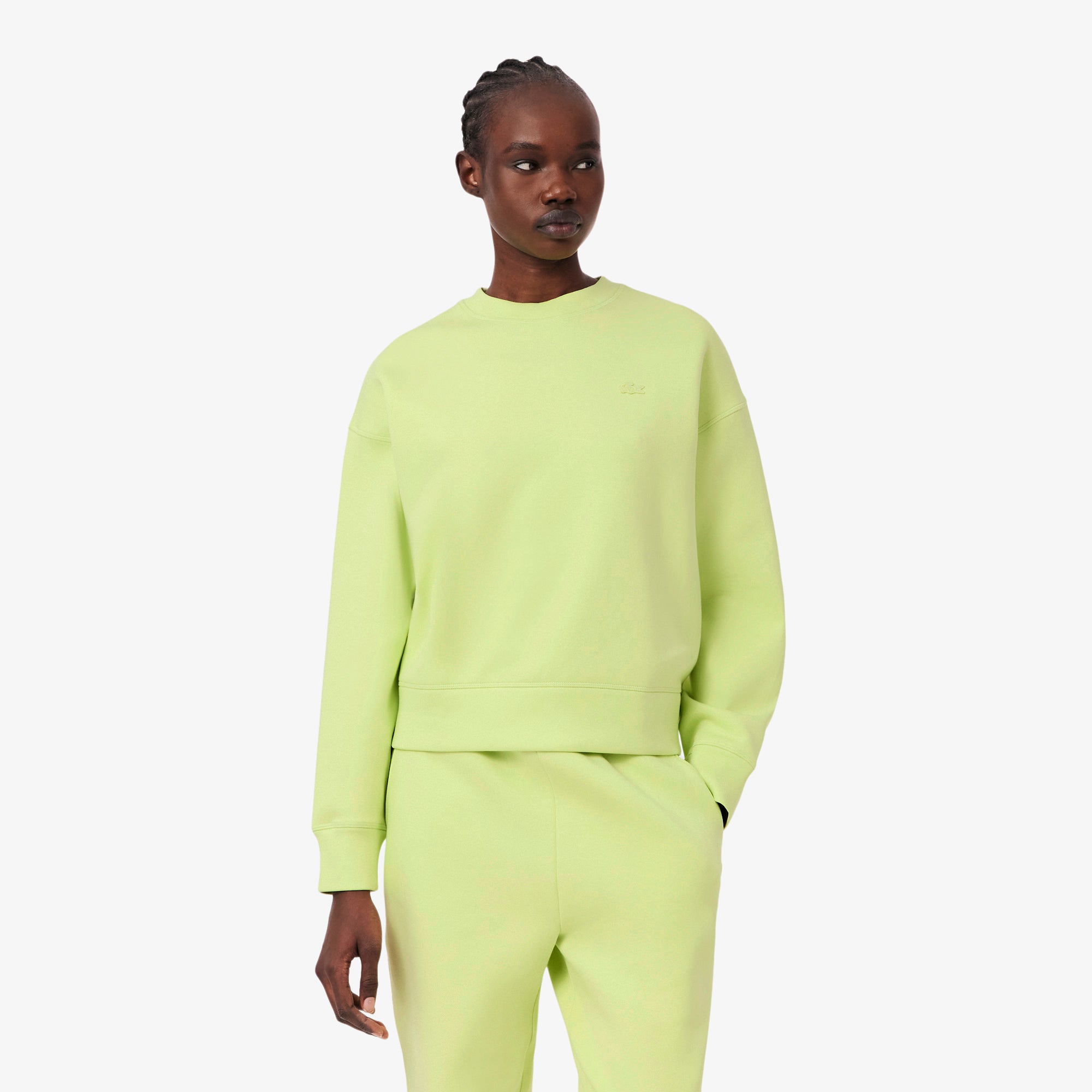 Oversized Double Face Jersey Sweatshirt – Lacoste ZA