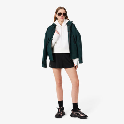 Short Cut Cotton Hoodie